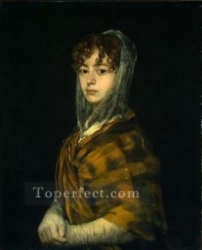 フランシスコ・ゴヤ Painting - セノーラ・サバサ・ガルシアの肖像画フランシスコ・ゴヤ